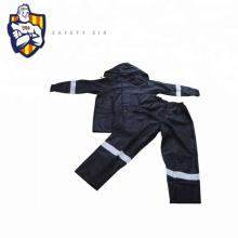 Customized High quality adult Pvc polyester long hooded men rain coat,Rain coat CE Standard